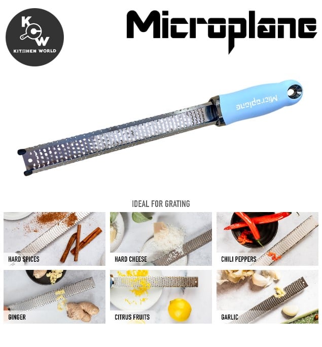 มีดขูดผิวมะนาวคลาสสิกพรีเมี่ยม Microplane 4083 สีฟ้าอ่อน_5